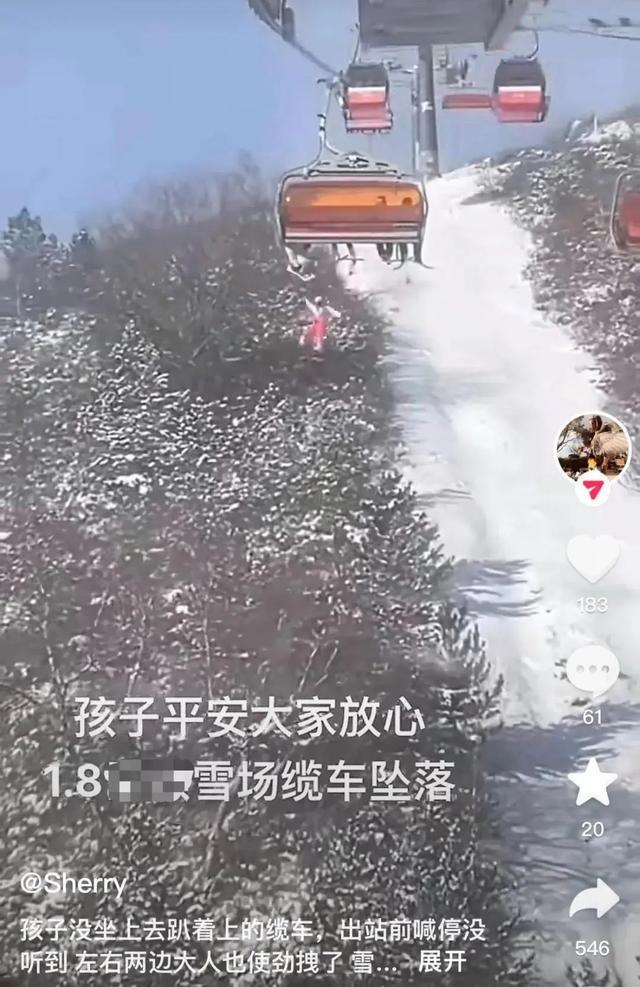 事故频发！一儿童掉下缆车！玩这些游乐项目一定小心(图1)